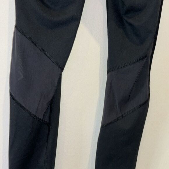 REI Co-op Black Back Leg Mesh Leggings Athletic Athleisure Small - Picture 6 of 12